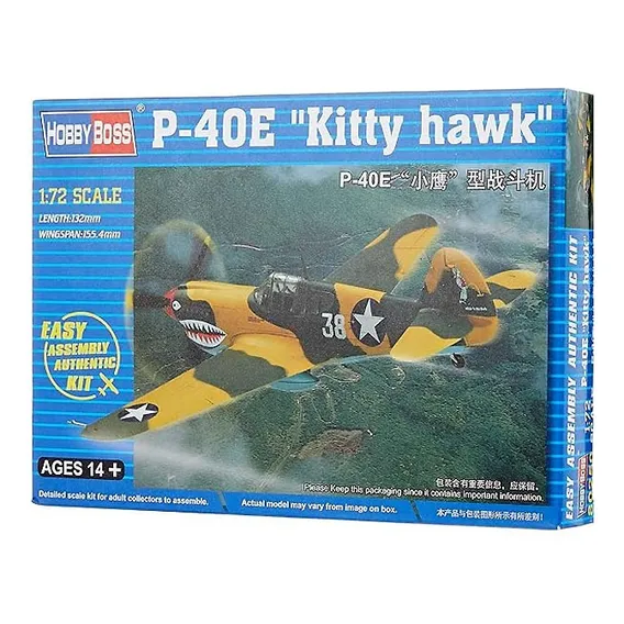 P-40e Kitty Hawk - 1/72 - Hobbyboss 80250 Foto 1