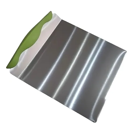 Pá Espátula Placa Salvar Cortar Transferir Bolo Inox Resiste Cor Verde Foto 1