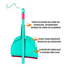 PƔ Para Lixo Com Pente ClipƔ Verde NoviƧa - Bettanin Foto mini 2