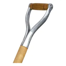 Pá Vanga Quadrada Construção Aço Carbono Cabo Metal 102cm Foto  mini 1