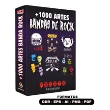 Pack + 1000 Artes Bandas De Rock Estampas Sublimação Foto mini 1