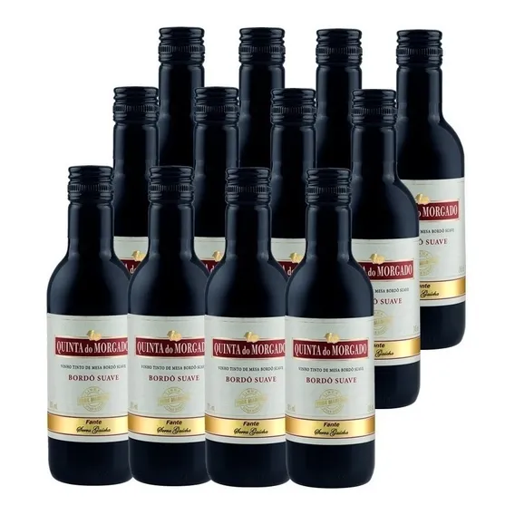 Pack 15 Un Mini Vinho Quinta Do Suave 245ml Morgado Foto 1