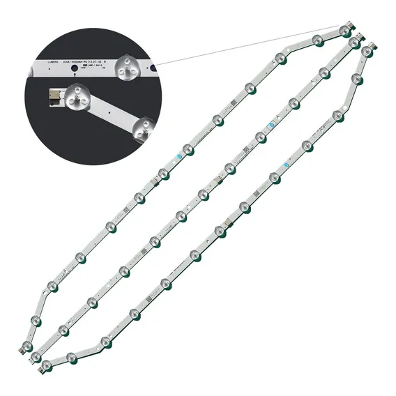 Pack 3 Barras De Led Un40fh5303 Un40fh5205 Un40fh6203 Nova Foto 1