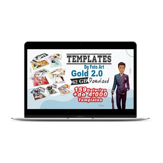 Pack 4.000 Templates Dg Foto Art + Dg Foto Art Gold 2.0ativo Foto 1