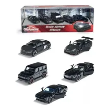 Pack 5 Miniaturas Black Edition - Gift Pack 1/64 - Majorette Foto mini 3