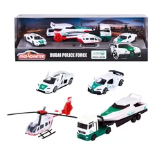 Pack 5 Miniaturas Policia De Dubai Gift Pack 1/64 Majorette Foto mini 1