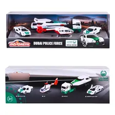 Pack 5 Miniaturas Policia De Dubai Gift Pack 1/64 Majorette Foto mini 3