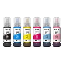 Pack 6 tintas Epson 574 70ml Foto mini 1