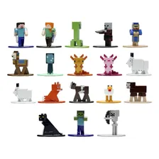 Pack C/ 20 Figuras Minecraft Series 8 Nano Metalfigs Jada Foto mini 3
