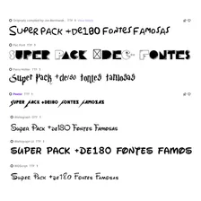 Pack + De 300 Fontes Famosas Para Designer Gráfico Foto mini 3