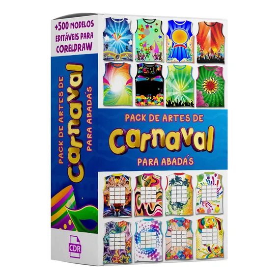 Pack De Artes Para Abadás De Carnaval (coreldraw) Foto 1