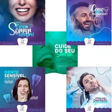Pack Dentista 200 Arquivos Editáveis Mídias Sociais Pdf Foto mini  3