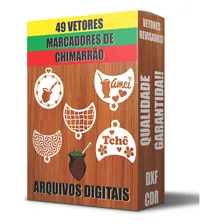 Pack Vetor Lembrança Chimarrão Vetor Cnc Foto  mini 1