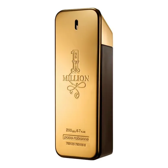 Paco Rabanne One million 1 Million Tradicional EDT 200ml para masculino Foto 1