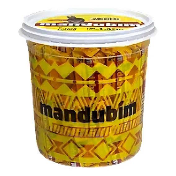 Paçoca Rolha Pote 51x20g 1,02kg Mandubim Foto 1