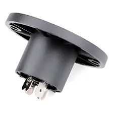 Pacote 10 Plugs Conectores Speakon Macho Fêmea Profissional Foto mini 4