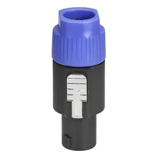 Pacote 10 Plugs Conectores Speakon Macho Fêmea Profissional Foto mini  3