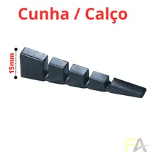 Pacote 300un Cunha Regulagem Para Box Porta Vidro Temperado Foto mini 4