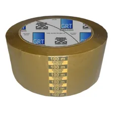 Pacote 5 Fita Adesiva Marrom 45x100 Metros Embalar Caixa Foto mini 3