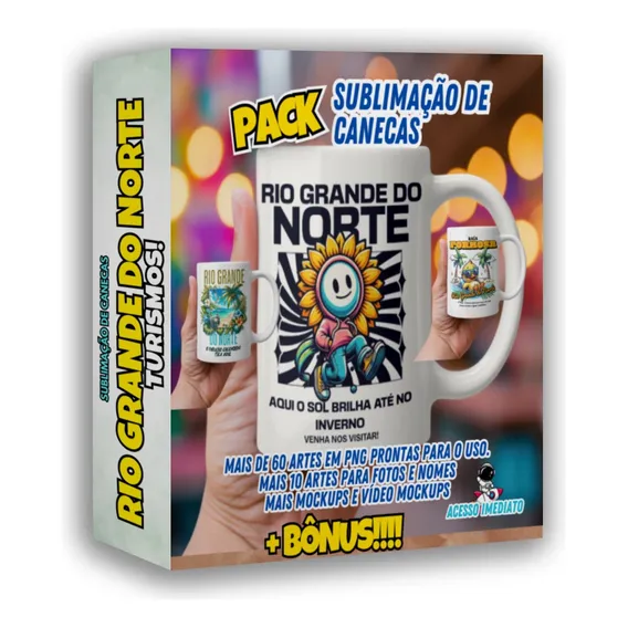 Pacote Artes Sublimação Canecas - Cultura Nordestina Foto 1