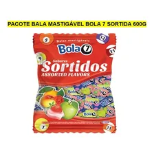 Pacote Bala Mastigável Bola 7 Sortida - 600g - Riclan Foto mini 2