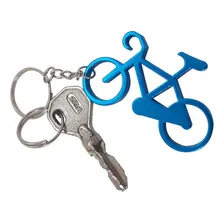 Pacote Chaveiros Coloridos Bicicleta Aluminio Abridor 12 Pçs Foto mini 4