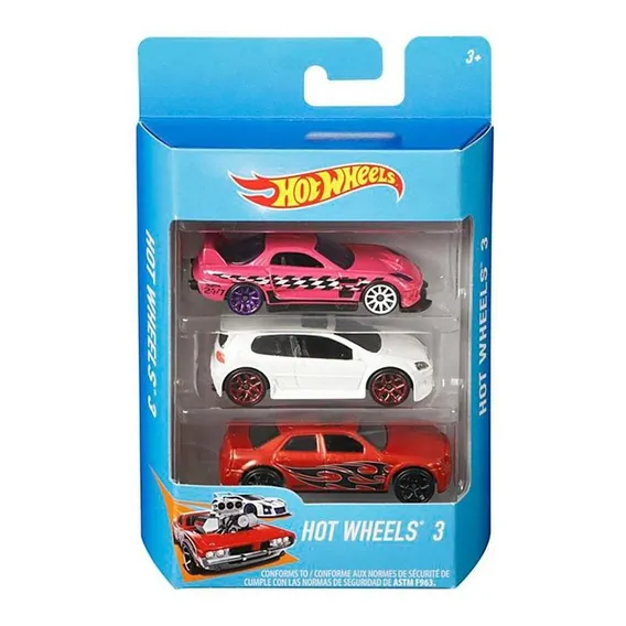 Pacote Com 3 Carrinhos Hot Wheels Sortidos - Mattel Foto 1