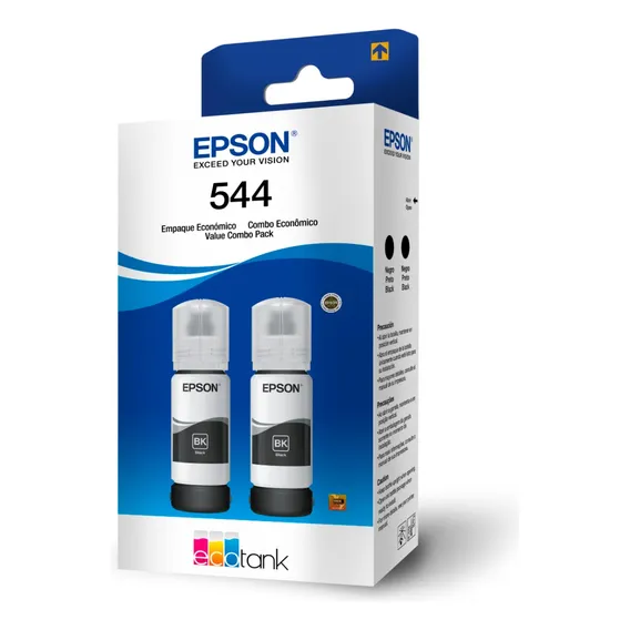 Pacote de 2 tintas Epson T544 Black Foto 1