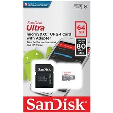 Pacote de 5 cartões Sandisk Microsd 64gb Classe 10 Foto mini 3