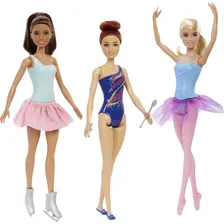 Pacote de 6 carreiras de bonecas Barbie, coleção de bonecas com T Foto mini 4