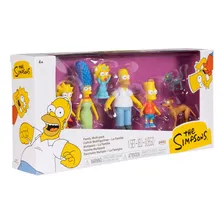 Pacote de 7 bonecos da família Simpsons Jakks Pacific de 2,5 polegadas Foto mini  3