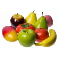 Pacote Frutas Fruta Artificiais Decoração 12 Unidades Foto mini 1