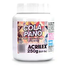 Pacote/kit 3 Cola Pano 250g Acrilex (total 750g) Foto  mini 1