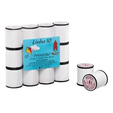 Pacote Linha 10 Pipa Branca 500 Jardas 12 Unidades- Pinheiro Foto  mini 1