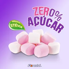 Pacote Marshmallow Zero Açucar Morango 70g Florestal Foto mini  3