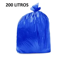 Pacote Saco Lixo Azul P7 200l 100un - Reforçado Foto  mini 1