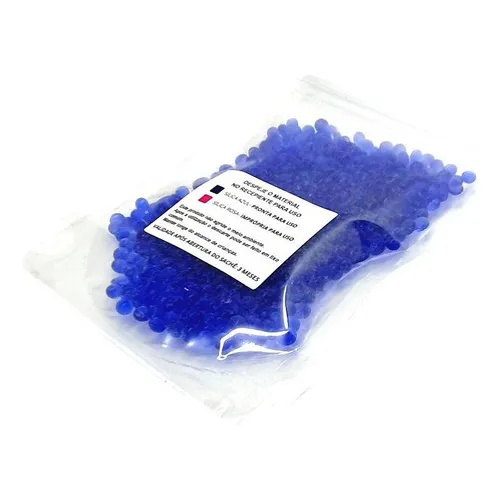 Pacote Silica Gel Desumidificadora Azul 50 Gramas Foto 1