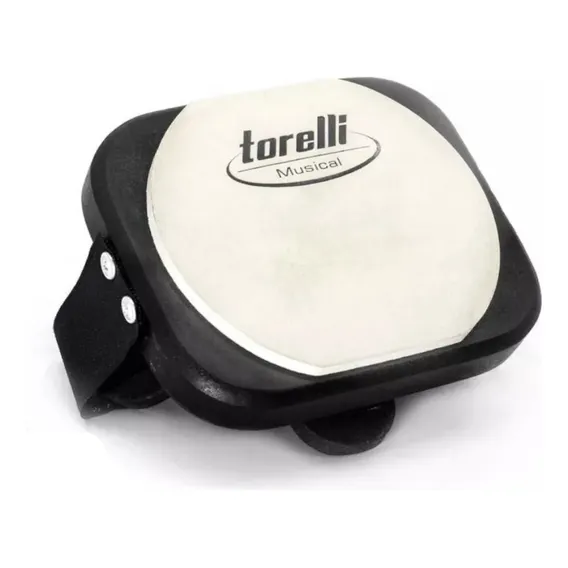 Pad De Estudo Bateria Para Perna Ta-550 Torelli Cor Branco Foto 1