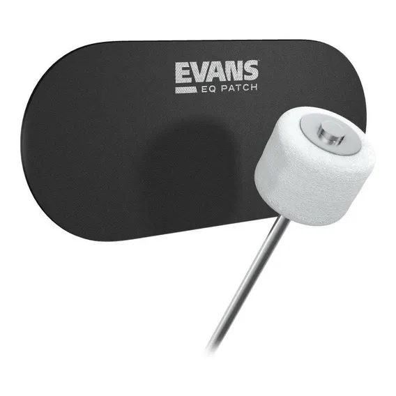 Pad Protetor Pele Bumbo Eq Patch Pedal Duplo X2 Evans Eqpb2 Foto 1