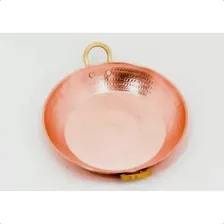 Paella Em Cobre Puro Nº 1 Com Alças Em Liga De Bronze Foto mini 4