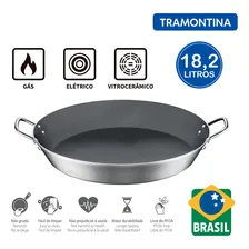 Paellera Tramontina Profesional 20896060 18,2 L Cor Cinza Foto mini 2