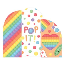 Painel 3 Laminas Festa Fidget Toys - 01 Uni- Cromus - Rizzo Foto  mini 1