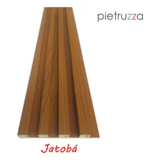Painel 3d Para Parede Ripado Wpc Madeira Ecológica Cor Painel Jatoba Foto mini  2
