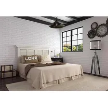 Painel 3d Tijolo Branco Auto Adesivo 77 X 68 ! Foto mini 4
