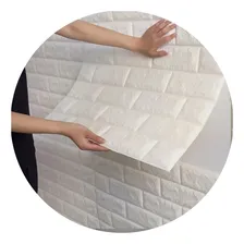 Painel Adesivo 3d Alto Relevo 77x70 Preto Foto mini 4