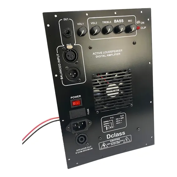 Painel Amplificador Ativador Multivias 700 Watts Rms Cor Preta Potência de saída RMS 700 W Foto 1