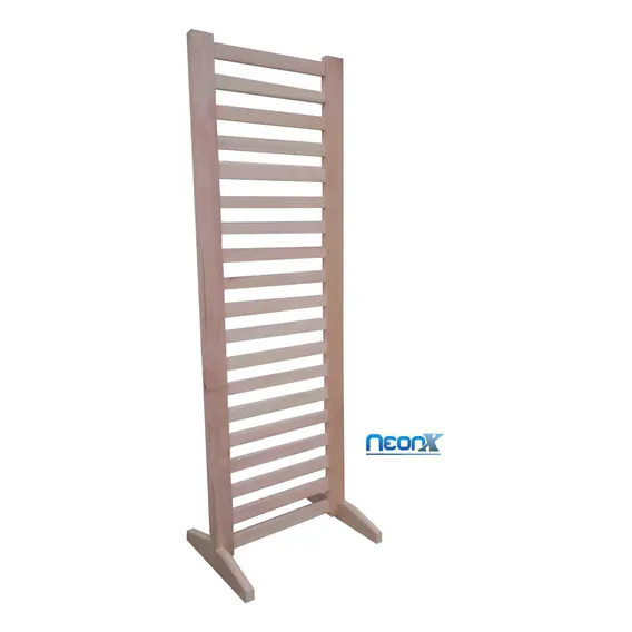 Painel Biombo Divis贸ria Floreira P茅s 162x54cm Madeira Neonx Foto 1