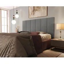 Painel Cabeceira Cama King 1,95 Million Cinza Foto mini 1