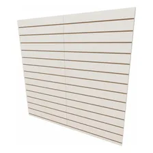 Painel Canaletado 180x180 Branco Mdf Canaletado Foto mini 1