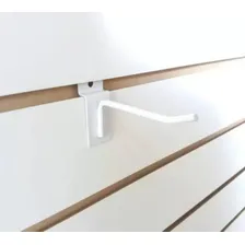 Painel Canaletado Branco Mdf 1,22 X 244 Organizador Em Mdf Foto mini  3